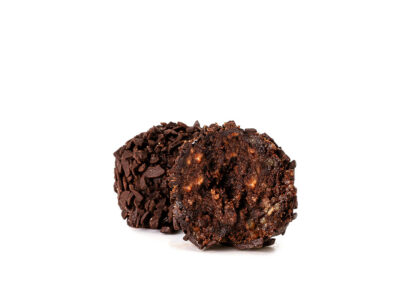 Immagine Prodotto Tartufi di Mandorla al Rhum con Scaglie di Cioccolato