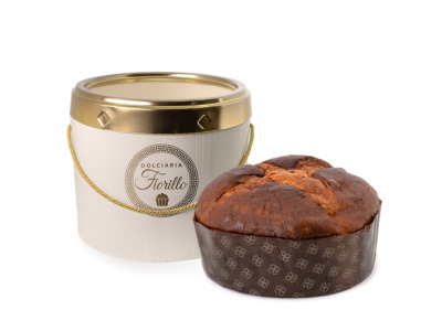 Immagine Prodotto Panettone Amarena e Crema Chantilly Confezionato - Dolciaria Fiorillo